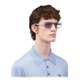 Prada - Prada Eyewear - Rectangular Sunglasses - Opaque Steel Gray - Prada Collection - Sunglasses - Prada Eyewear