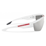 Prada - Prada Linea Rossa - Mask Sunglasses - Rubberized White - Prada Collection - Sunglasses - Prada Eyewear