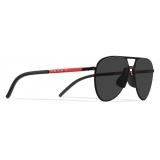 Prada - Prada Linea Rossa - Pilot Sunglasses - Black - Prada Collection - Sunglasses - Prada Eyewear