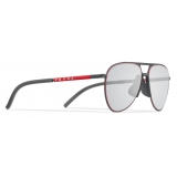 Prada - Prada Linea Rossa Collection - Occhiali Pilot - Grigio - Prada Collection - Occhiali da Sole - Prada Eyewear