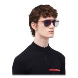 Prada - Prada Linea Rossa - Pilot Sunglasses - Black Red Blue - Prada Collection - Sunglasses - Prada Eyewear