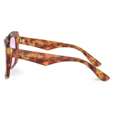 Dolce & Gabbana - Capri Sunglasses - Havana Violet - Dolce & Gabbana Eyewear
