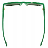 Bottega Veneta - Acetate Square Sunglasses - Green - Sunglasses - Bottega Veneta Eyewear