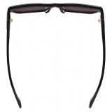 Bottega Veneta - Acetate Square Sunglasses - Black Grey - Sunglasses - Bottega Veneta Eyewear