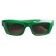 Bottega Veneta - Acetate Square Sunglasses - Green Grey - Sunglasses - Bottega Veneta Eyewear