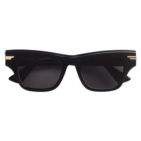 Bottega Veneta - Acetate Cat-Eye Sunglasses - Black Grey - Sunglasses - Bottega Veneta Eyewear
