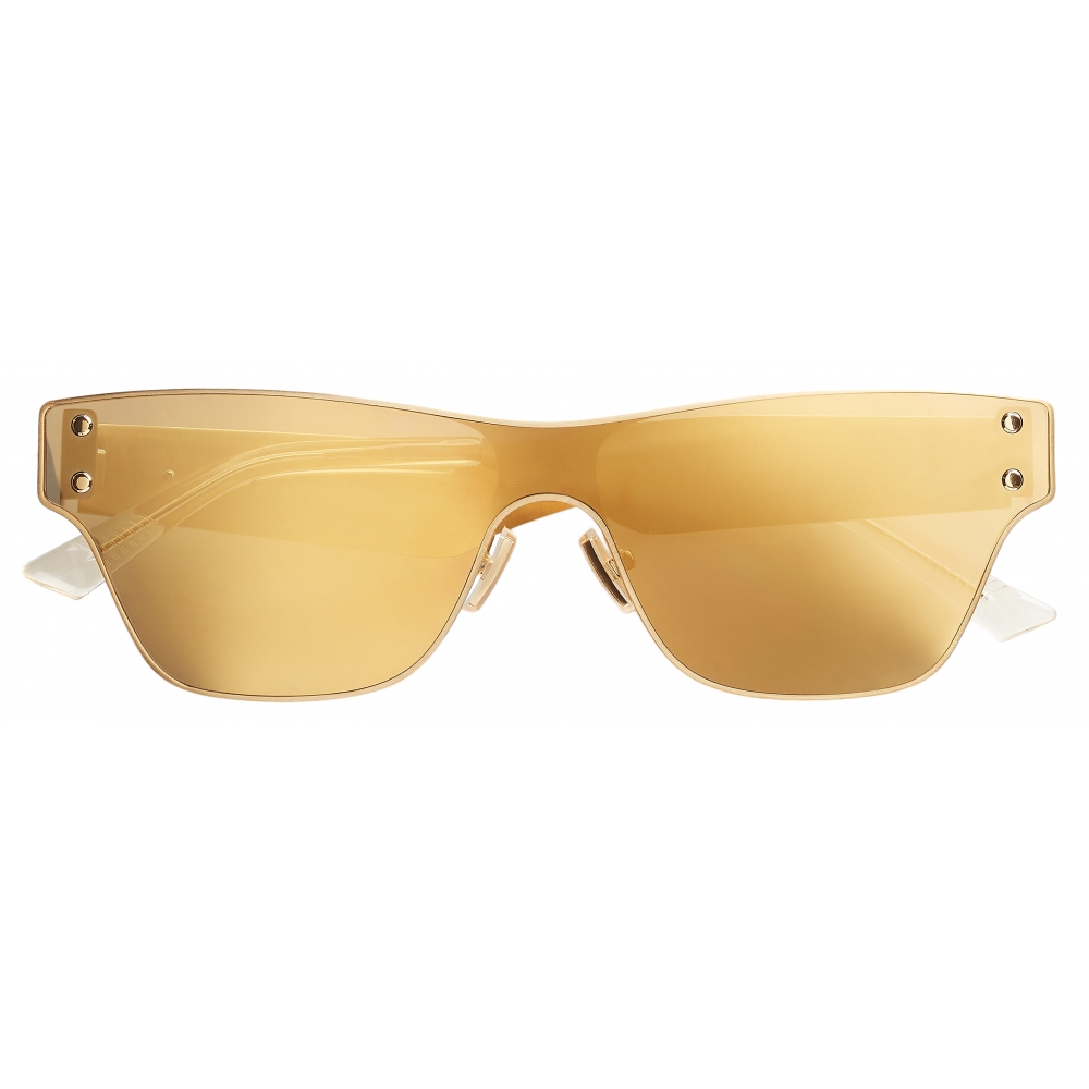 Bottega Veneta - Metal Square Mask Sunglasses - Gold - Sunglasses - Bottega  Veneta Eyewear