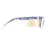 Dolce & Gabbana - Occhiale da Sole Blu Mediterraneo - Bianco - Dolce & Gabbana Eyewear