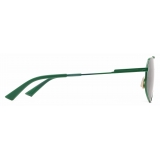 Bottega Veneta - Metal Aviator Sunglasses - Green - Sunglasses - Bottega Veneta Eyewear
