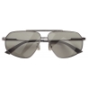 Bottega Veneta - Metal Aviator Sunglasses - Ruthenium Grey - Sunglasses - Bottega Veneta Eyewear