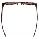 Bottega Veneta - Acetate Round Sunglasses - Havana Brown - Sunglasses - Bottega Veneta Eyewear