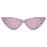 The Attico - The Attico Dora D-Frame Cat Eye Sunglasses in Pink - Sunglasses - Official