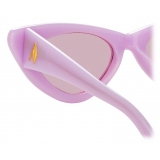The Attico - The Attico Dora D-Frame Occhiali da Sole Cat Eye in Rosa - Occhiali da Sole - Official