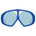The Attico - The Attico Ibiza Aviator Sunglasses in Blue - Sunglasses - Official - The Attico Eyewear by Linda Farrow