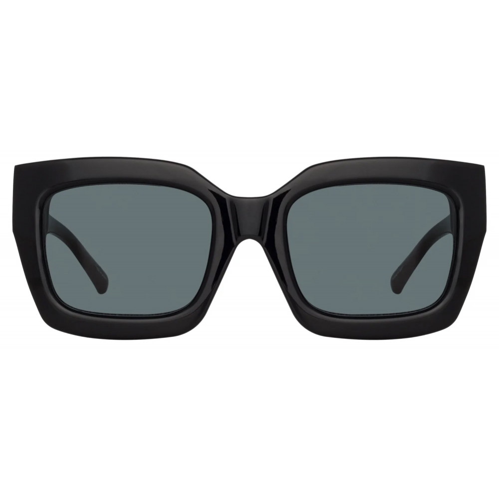 The Attico The Attico Selma D Frame Oversize Sunglasses in Black