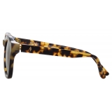 The Attico - The Attico Haynes D-Frame Square Sunglasses in Tortoiseshell - Sunglasses - Official