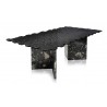 TecknoMonster - Kagrande Mignon TecknoMonster - Aeronautical Carbon Fiber Board and Double Marble Base Table