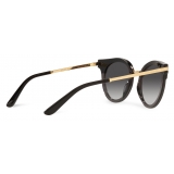 Dolce & Gabbana - Half Print Sunglasses - Black Gold - Dolce & Gabbana Eyewear