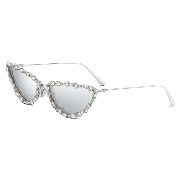 Dior - Sunglasses - MissDior B1U - Silver with Crystals - Dior Eyewear