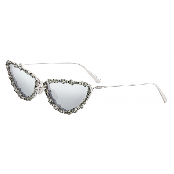 Dior - Occhiali da Sole - MissDior B1U - Argento con Cristalli Diamante Nero - Dior Eyewear
