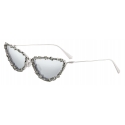 Dior - Sunglasses - MissDior B1U - Silver with Black Diamond Crystals - Dior Eyewear