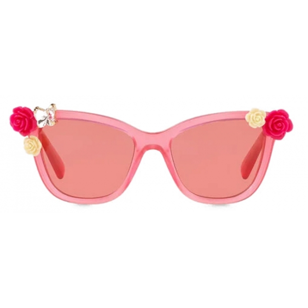 Dolce & Gabbana - Blooming Sunglasses - Fuchsia - Dolce & Gabbana Eyewear