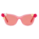 Dolce & Gabbana - Occhiale da Sole Blooming - Fucsia - Dolce & Gabbana Eyewear