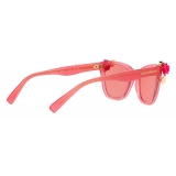 Dolce & Gabbana - Blooming Sunglasses - Fuchsia - Dolce & Gabbana Eyewear
