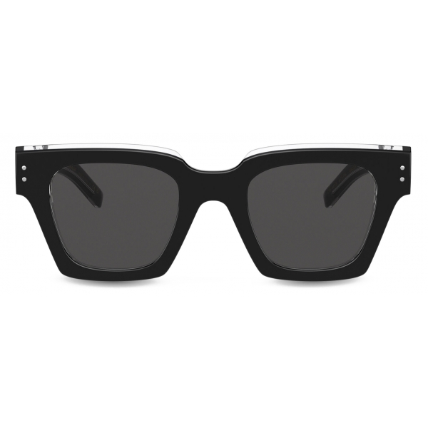 Dolce & Gabbana - DG Icon Sunglasses - Black Dark Grey - Dolce & Gabbana Eyewear