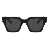 Dolce & Gabbana - DG Icon Sunglasses - Black Dark Grey - Dolce & Gabbana Eyewear