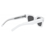 Dolce & Gabbana - DG Icon Sunglasses - White Grey - Dolce & Gabbana Eyewear
