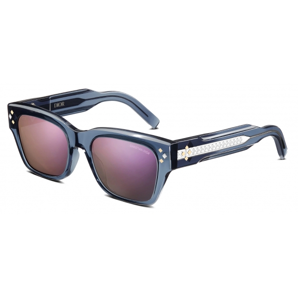 Dior - Sunglasses - CD Diamond S2I - Transparent Blue Purple - Dior Eyewear