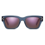 Dior - Occhiali da Sole - CD Diamond S2I - Blu Trasparente Viola - Dior Eyewear