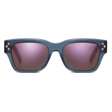 Dior - Sunglasses - CD Diamond S2I - Transparent Blue Purple - Dior Eyewear