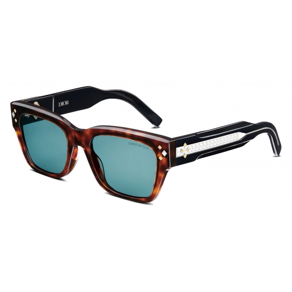 Dior - Sunglasses - CD Diamond S2I - Brown Tortoiseshell Blue - Dior Eyewear