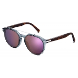 Dior - Occhiali da Sole - DiorBlackSuit RI - Grigio Tartaruga Marrone Viola - Dior Eyewear