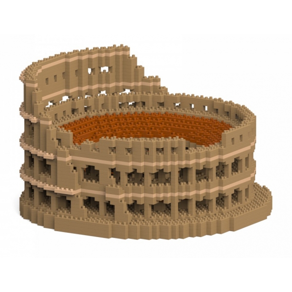 Jekca - Colosseum 01S - Lego - Sculpture - Construction - 4D - Brick Animals - Toys