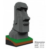 Jekca - Moai Statue 01S - Lego - Scultura - Costruzione - 4D - Animali di Mattoncini - Toys
