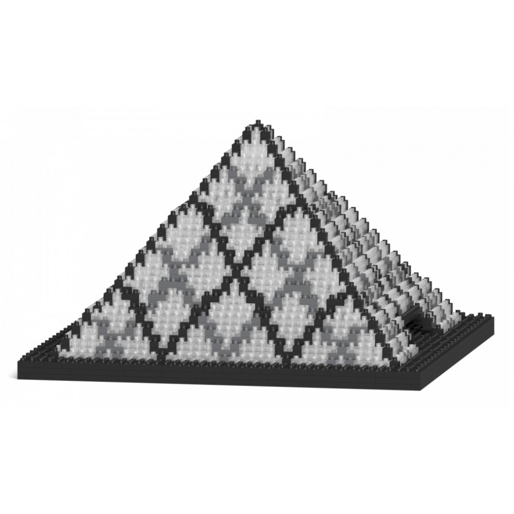 Jekca - Pyramide De Louvre 01S - Lego - Sculpture - Construction