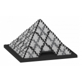 Jekca - Pyramide De Louvre 01S - Lego - Scultura - Costruzione - 4D - Animali di Mattoncini - Toys