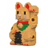 Jekca - Maneki Neko 01S-M02 - Lego - Scultura - Costruzione - 4D - Animali di Mattoncini - Toys