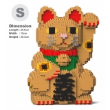 Jekca - Maneki Neko 01S-M02 - Lego - Scultura - Costruzione - 4D - Animali di Mattoncini - Toys