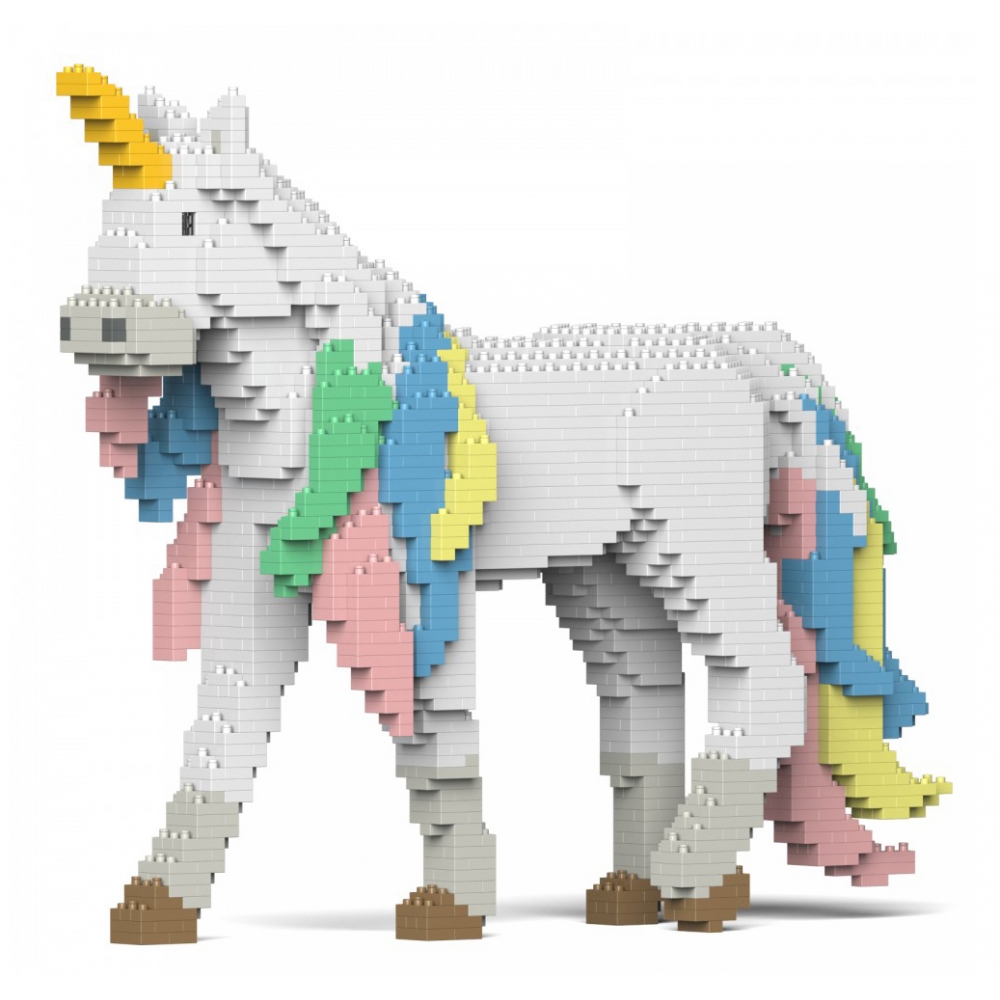 Jekca - Unicorn 01S - Lego - Scultura - Costruzione - 4D - Animali di  Mattoncini - Toys - Avvenice