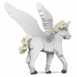 Jekca - Unicorn 02S - Lego - Scultura - Costruzione - 4D - Animali di Mattoncini - Toys