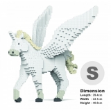 Jekca - Unicorn 02S - Lego - Sculpture - Construction - 4D - Brick Animals - Toys