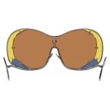 Ferrari - Ray-Ban - Mask Sunglasses - Brown - Official Original Scuderia Ferrari New Collection - Sunglasses - Eyewear