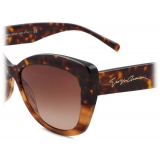 Giorgio Armani - Women’s Cat-Eye Sunglasses - Havana Brown - Sunglasses - Giorgio Armani Eyewear