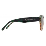 Giorgio Armani - Occhiali da Sole Donna Forma Cat-Eye - Verde - Occhiali da Sole - Giorgio Armani Eyewear