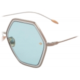 Giorgio Armani - Women’s Hexagonal Sunglasses - Bronze Light Azure - Sunglasses - Giorgio Armani Eyewear