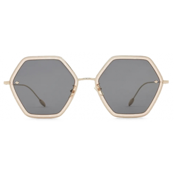 Giorgio Armani Women s Hexagonal Sunglasses Gold Sunglasses